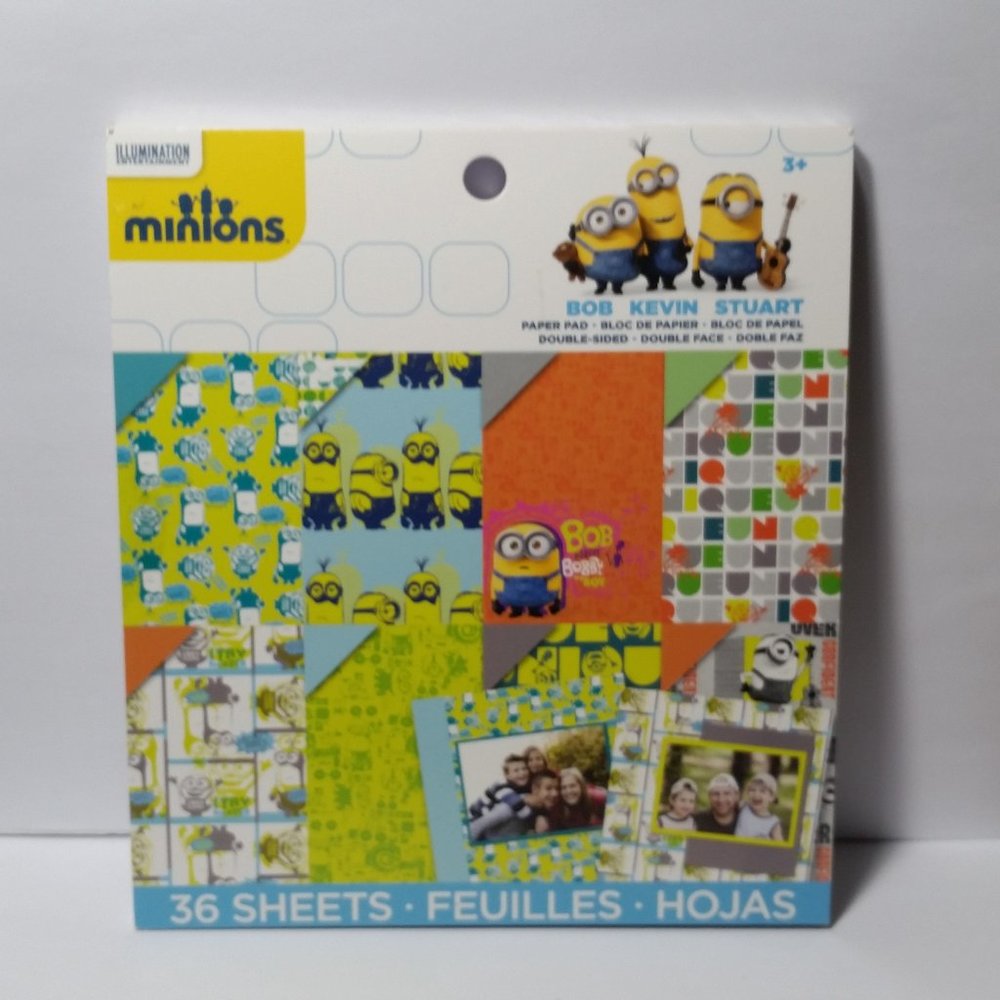 Minions Paper Pad Cards Arts & Crafts Paper